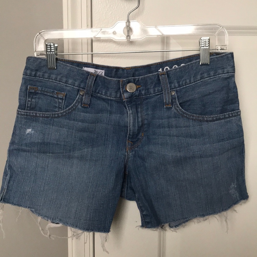 Gap Distressed Jean Shorts
